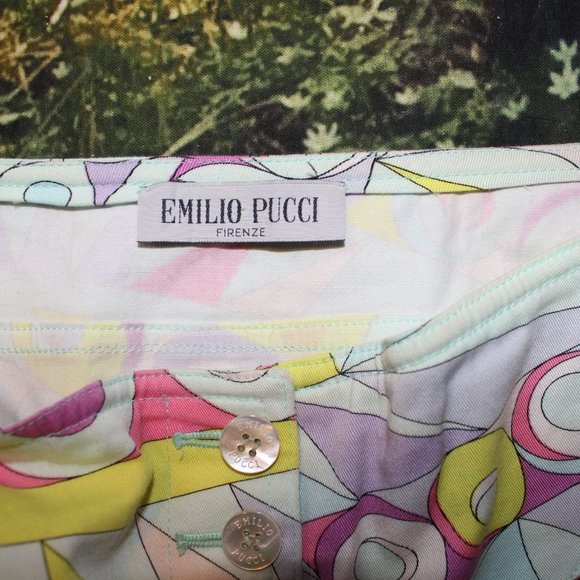 Emilio Pucci pastel printed mini skirt - Picture 2 of 3